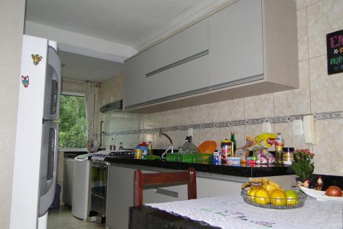 Kitchen, Apartamento Bay Conceicao in Praia da Tainha