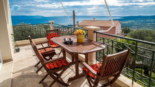 Balcony/terrace, Evianna Studios in Mousata