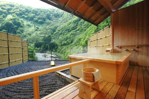 Japanese-Style room with Open-Air Bath and Valley View - Non-Smoking