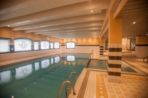 Zwembad, Fleischer's Motel in Vossevangen