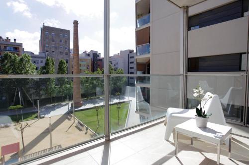 Balkonas / terasa, Villa Olimpica, Namas, m²: 70 miegamieji: 2 vonios kambariai: 1
 (1214 - Two Bedrooms Ciutadella Apartment) in Villa Olimpica