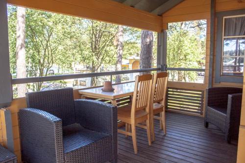 Balkon/terasa, Poroholman Lomakeskus in Rauma City Center