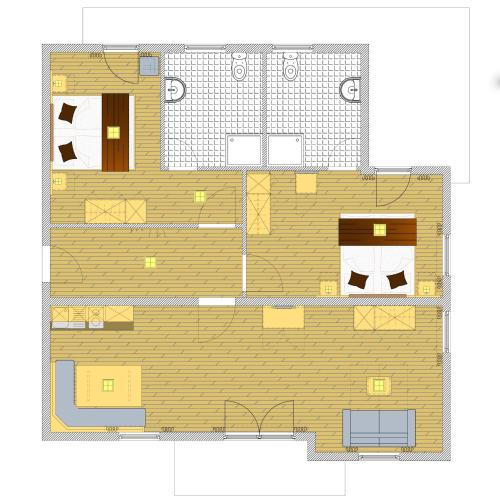 Two-Bedroom Apartment (6 Adults)