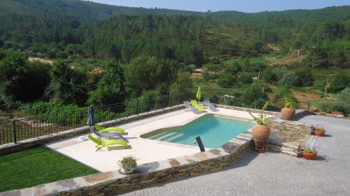Peldbaseins, Casa da Ladeira, Turismo Rural in Estreito