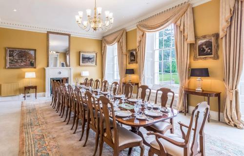 Bankett-terem, Blervie House in Forres