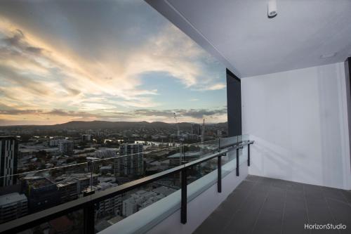 Balcony/terrace, AirTrip Apartments on Merivale Street in Brisbane