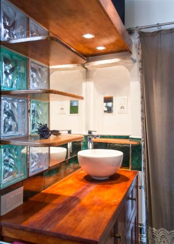浴室, Studio avec vue panoramique in 皮熱泰涅