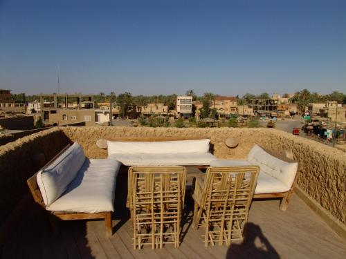 陽台/露台, 錫瓦西瓦阿巴賓沙小屋招待所 (Albabenshal Lodge Siwa) in 西瓦