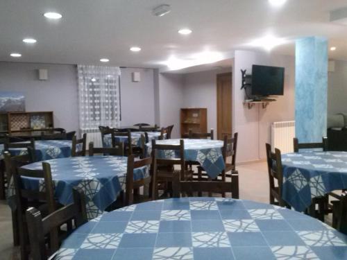 Étterem, Albergue Turistico Rio Aragon in Aisa