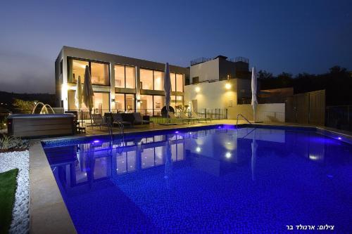 Swimming pool, Villa J in Tiberias