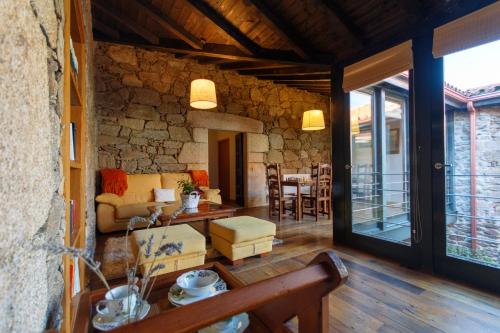 Koplietošanas atpūtas telpa ar TV, Casa Grande de Cristosende in Cristosende - A Teixeira