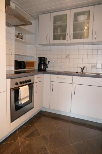 ห้องครัว, Ferienwohnung am Markt in เชอเนเฟลด์