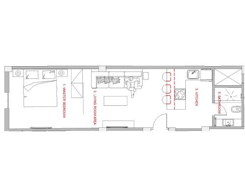 Olympus Residence Room Type - Studio Apartment