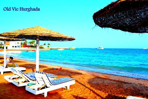 Strand, Elaria Hotel Hurgada in Hurghada vízparti része