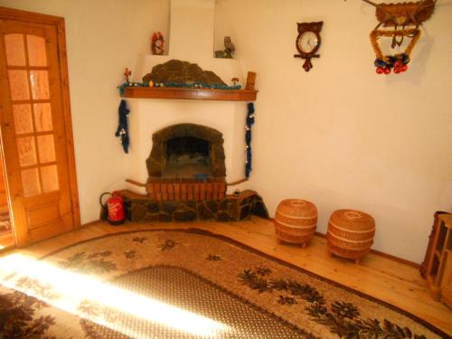 gedeelde lounge/tv-ruimte, Котедж in Oryavchik Village