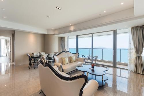 陽台/露台, 三亞海棠灣海韻卡西諾海景度假公寓 (Van-Pretty Residence Haitang Bay Sanya) in 三亞