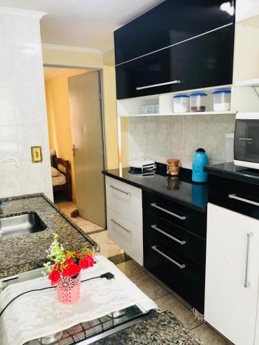 Cocina, Apartamento Mobiliado em Limeira in Limeira