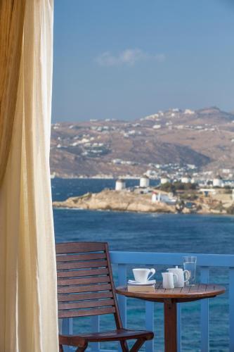 전망, Grand Beach Hotel in 미코노스