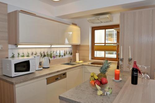 Cozinha, Apartmenthaus Sonnenhang in Obere Klaus