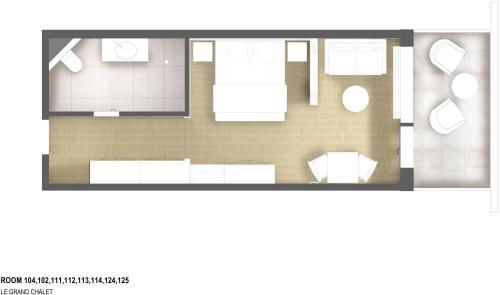 Deluxe Double Room with Balcony and Mountain View