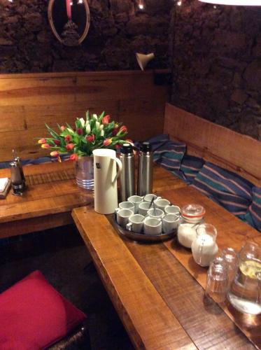 레스토랑, Guest Room Agro-turismo Quinta da Fonte Bed&Breakfast in 코임브라 시티 센터