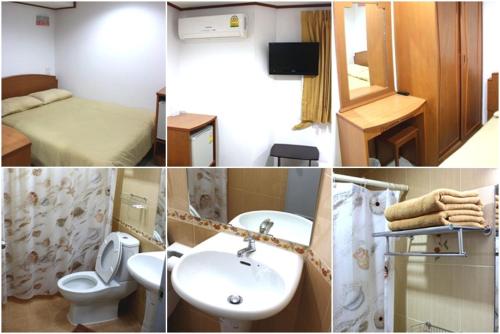 a bathroom with a sink, toilet, and bathtub, Cha Am Perfect in Hua Hin / Cha-am