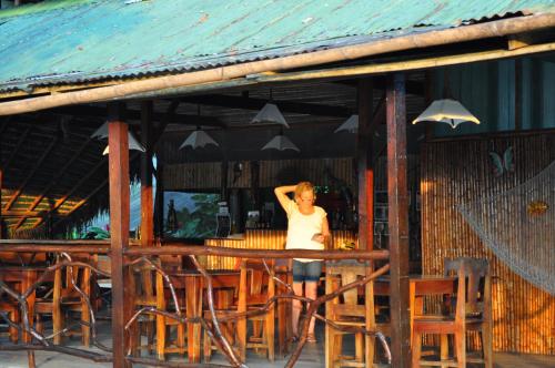 陽台/露台, Anaconda Lodge Ecuador in 特納