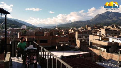 Vaade, Caroline lodging in Huaraz