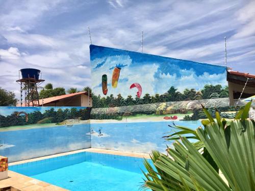 Swimming pool, Hotel Hostel Cacari in Boa Vista