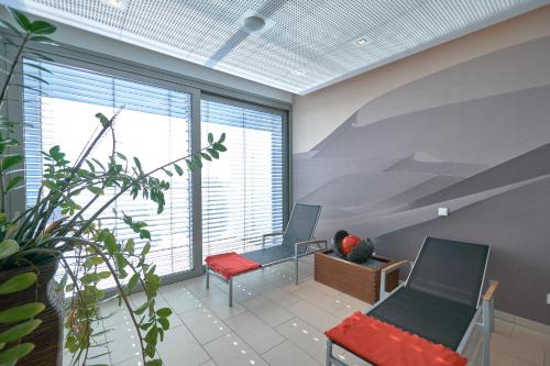 Sauna, LAGO hotel & restaurant am see in Ulma