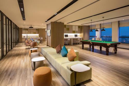 Shared lounge/TV area, Citadines Gaoxin Xi'an in Gaoxin