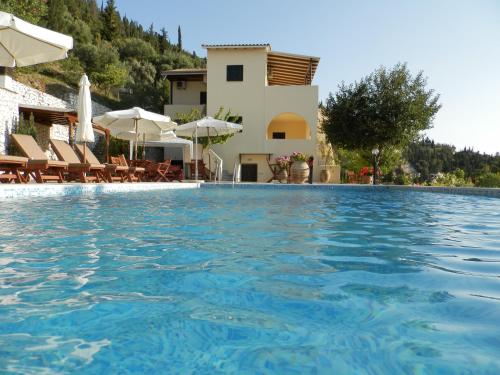 View, Green Villa in Lefkada