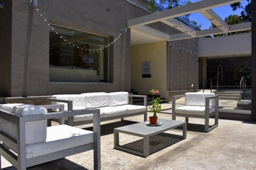 발코니/테라스, Hostería Atahualpa Yupanqui (Hosteria Atahualpa Yupanqui) in 알데레테스