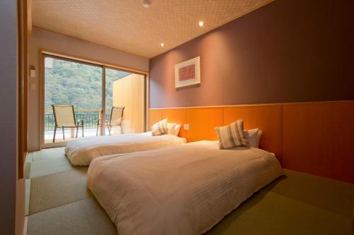 Japanese-Style Room with Low Bed & River View with Private Bath Room-Annex - Non-Smoking(Over 12 Years Old Only)