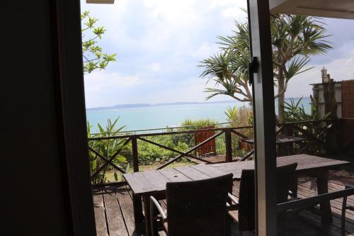 Aussicht, Pension Umi no soba in Ginoza