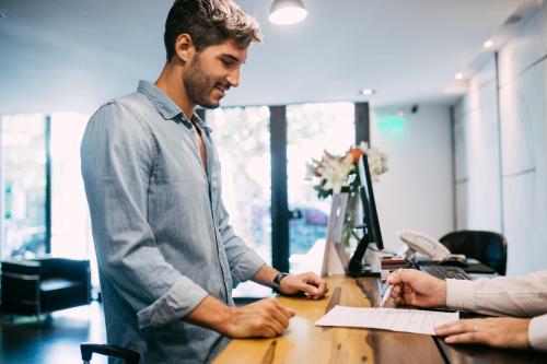 Lobby, Nuit Hotel in Playa Grande