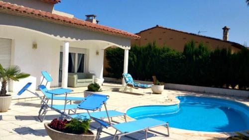 Casa con piscina privada al lado de la playa. Oral gîte à louer Platja de la Devesa