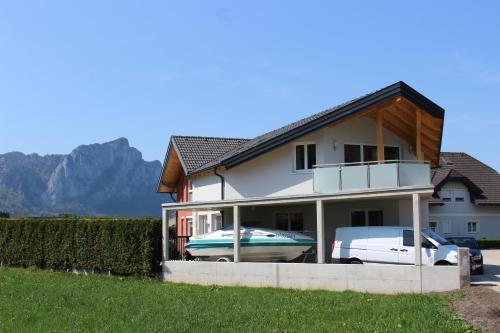 Viesnīcas āriene, Ferienwohnung Lindpointner in Innerschwand am Mondsee