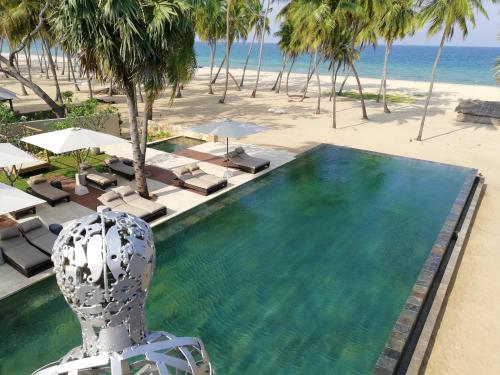 Swimming pool, Karpaha Sands in Batticaloa
