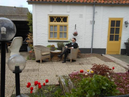 Balcony/terrace, Pension de Zeeschelp in Domburg