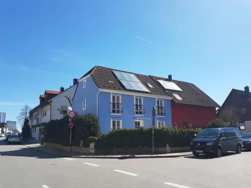 The Blue House in Erlangen, Deutschland