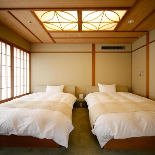 Twin Room with Tatami Area - Non-Smoking - Hiten