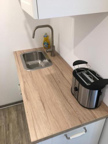 Kitchen, Ferienappartements Holger Plescher in Ostseebad Kuhlungsborn