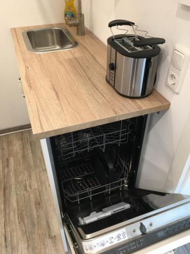 Kitchen, Ferienappartements Holger Plescher in Ostseebad Kuhlungsborn