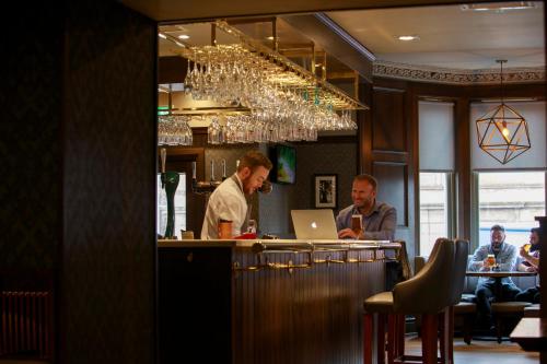 Restaurant, Angels Hotel in Glasgow