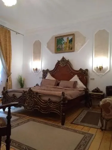 Villa Imperia, Museums-Hotel, Treppensteigen in Blankenburg, Deutschland