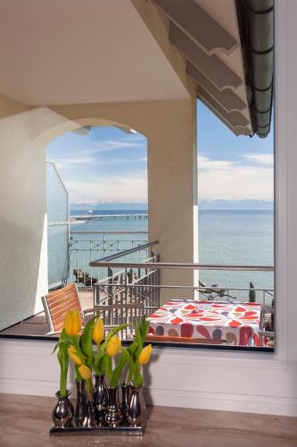 Erkély/terasz, Strandhaus Eberle in Immenstaad am Bodensee