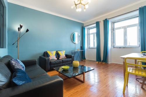 Chiado Bairro Alto, Bright and Newly Renovated 3 Bedroom Apartment, Lisbon Historical Center, Lisabon (fotografie 2)