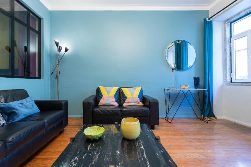 Chiado Bairro Alto, Bright and Newly Renovated 3 Bedroom Apartment, Lisbon Historical Center, Lisabon (fotografie 3)