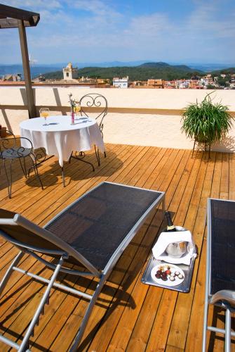 陽台/露台, Hotel Rosa & Spa Begur in 伯格